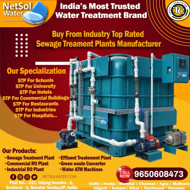 Sewage Treatment Plant Manufacturer - 9650608473