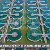 What are the emerging trends in sustainable water treatment?
