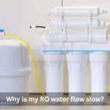 Why is my RO water flow slow?