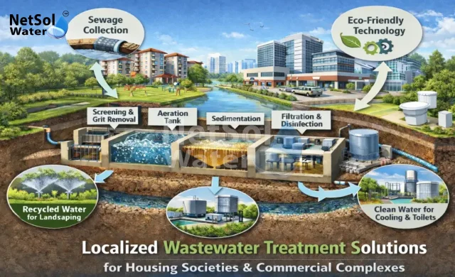 Localized Wastewater Treatment Solutions for Housing Societies & Commercial Complexes