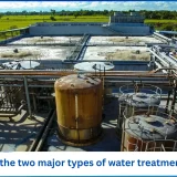 What are the two major types of water treatment plants?