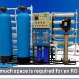 How much space is required for an RO plant?
