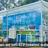 Can we sell STP treated water?