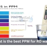 What is the best ppm for RO water?