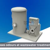 What causes odours at wastewater treatment plants?