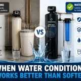 When Water Conditioning Works Better Than Softening
