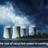 What is the use of recycled water in cooling towers?