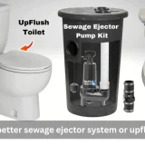 Which is better sewage ejector system or upflush toilet?