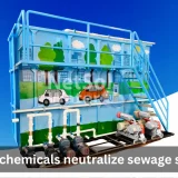 What chemicals neutralize sewage smell?