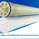 Who are the major manufacturers of reverse osmosis membranes?