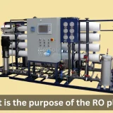 What is the purpose of the RO plant?