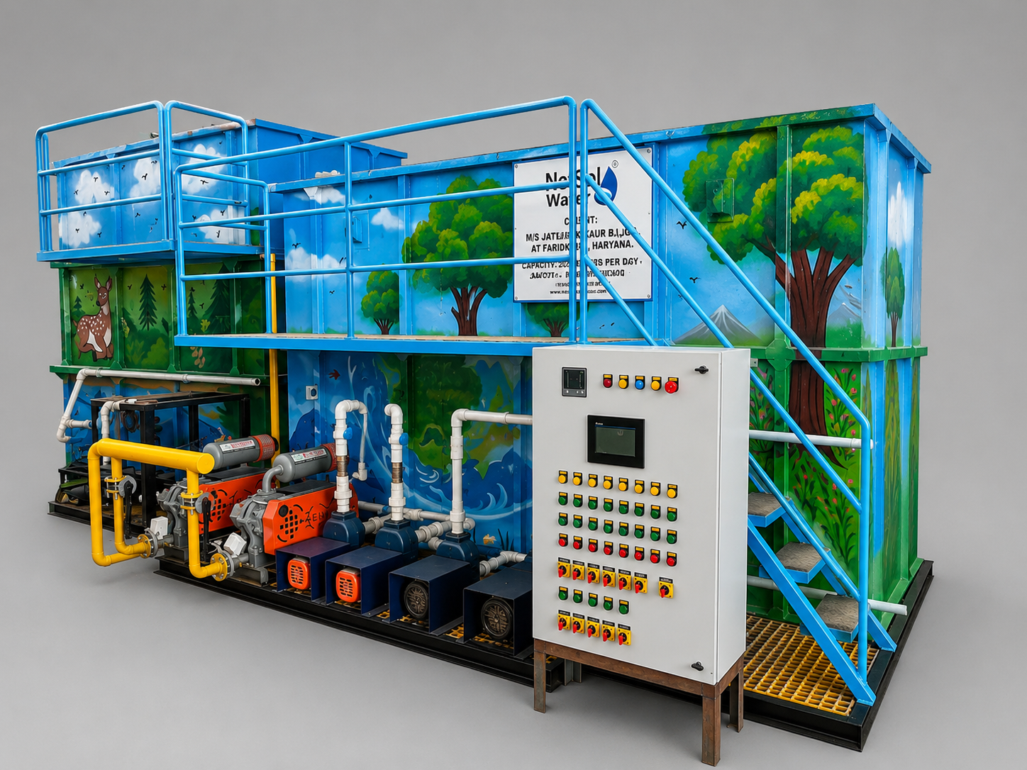 20 KLD Sewage Treatment Plant (20000 Ltrs per day STP)