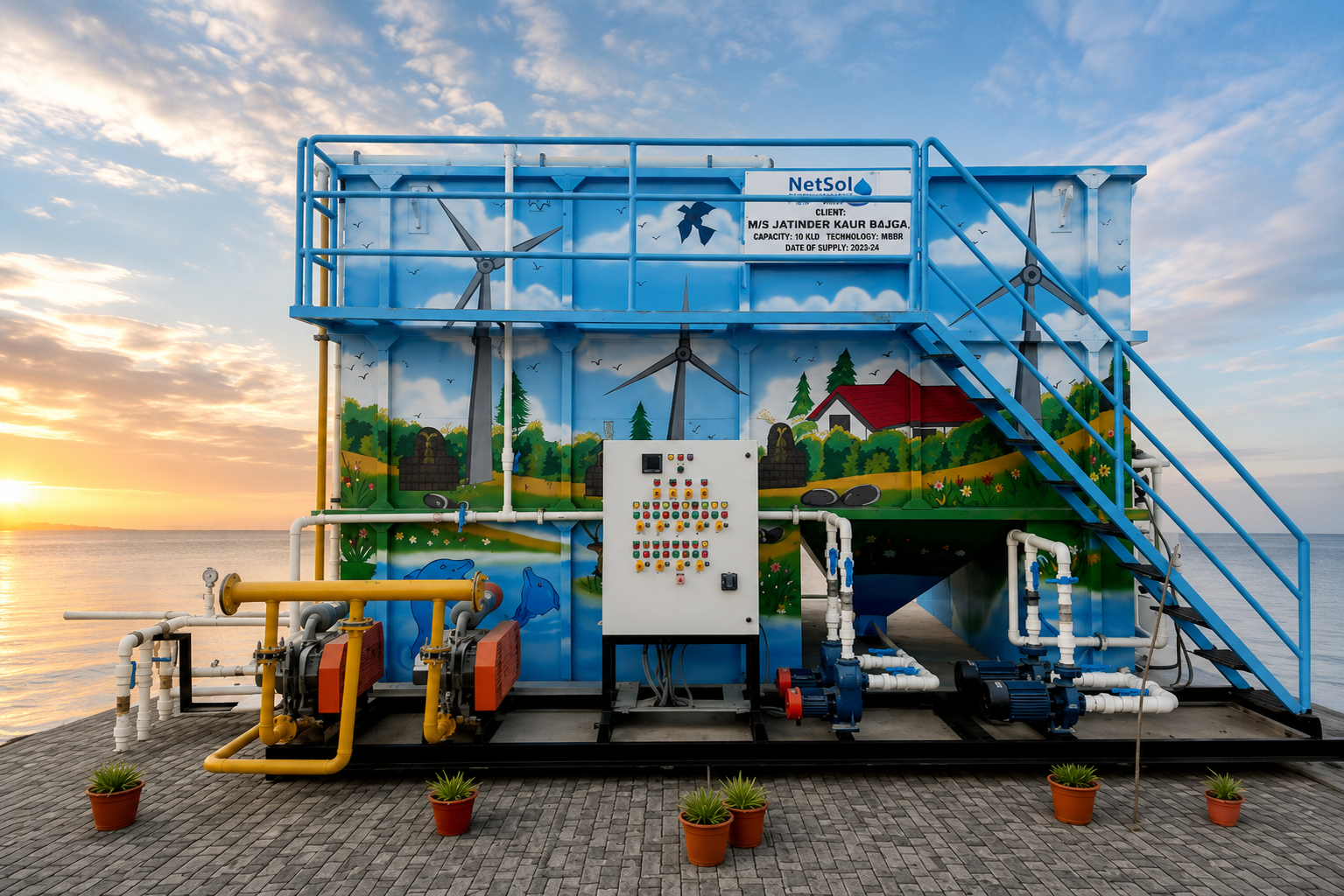 30 KLD Sewage Treatment Plant (30000 Ltrs per day STP)