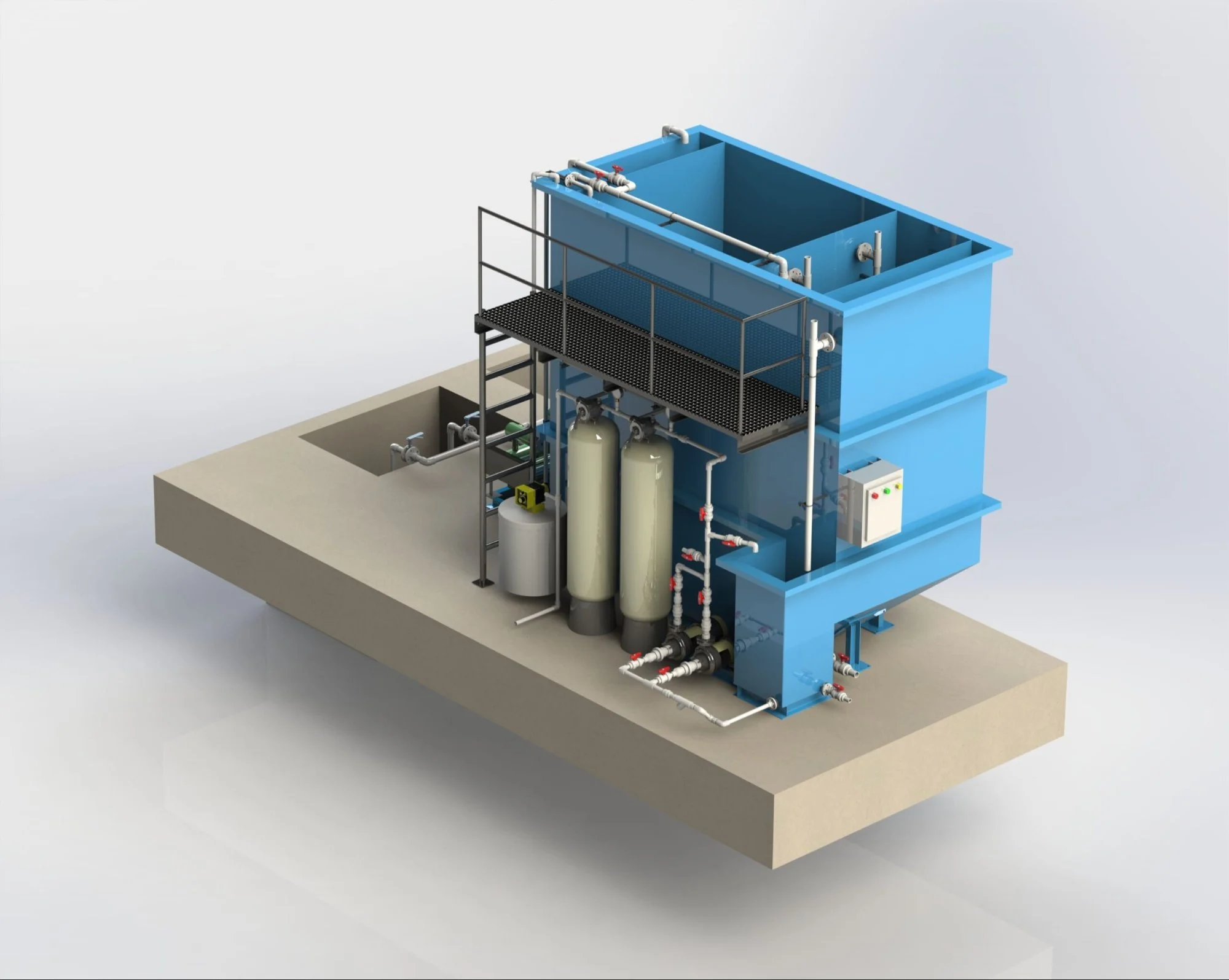 10 KLD Sewage Treatment Plant (10000 Ltrs per day STP)