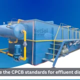 What are the CPCB standards for effluent discharge?