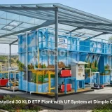 Successfully Installed 30 KLD ETP Plant with UF System at Dimple Creations Noida