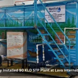 Successfully Installed 90 KLD STP Plant at Lava International Noida