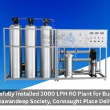 Successfully Installed 3000 LPH RO Plant for Building, Dhawandeep Society, Connaught Place Delhi